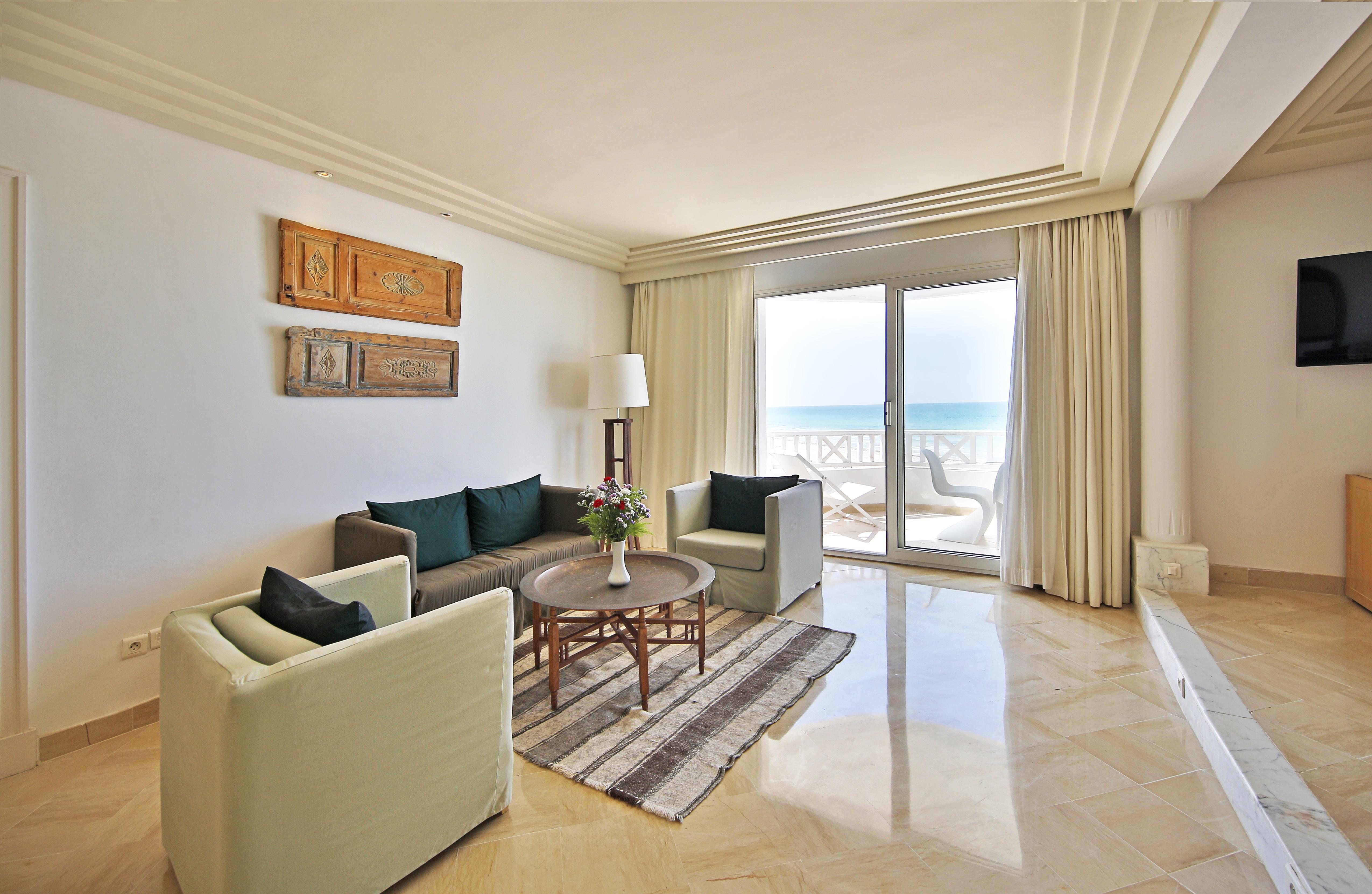 Radisson Blu Palace Resort & Thalasso, Djerba Mezraia Eksteriør billede A living room at the resort